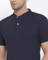 Shop Men's Navy Blue Short Sleeves Casual T-shirt