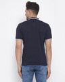 Shop Men's Navy Blue Short Sleeves Casual T-shirt-Design