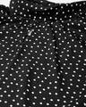 Shop Women's Black & White Polka Dot Print Top