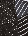 Shop Women's Black & White Striped Blouson Top