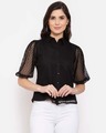 Shop Women's Black Casual Shirt-Front