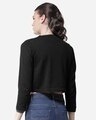 Shop Women Black Solid Button Crop Shrug-Design