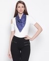 Shop Women's Blue & White Printed Scarf-Front