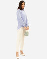 Shop Women's Blue & White Striped Shirt-Full