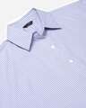 Shop Women's Blue & White Striped Shirt