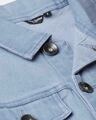 Shop Women's Blue Solid Denim Jacket