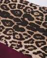 Shop Women's Brown & Purple Leopard Print Top