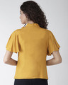 Shop Women's Mustard Yellow Solid Top-Design
