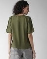 Shop Women's Olive Green Solid Top-Design