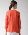 Shop Women Orange Solid Top-Design