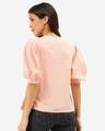 Shop Women Pink & White Checked Wrap Top-Design