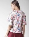 Shop Women's Pink Floral Print Top-Design