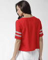Shop Women Red Solid Top-Design