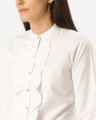 Shop Women's White Classic Solid Casual Shirt