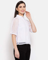 Shop Women's White Printed Casual Shirt-Design
