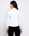 Shop Women's White Regular Fit Solid Casual Shirt-Design