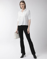 Shop Women White Regular Fit Solid Casual Shirt-Full