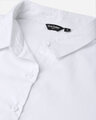 Shop Women White Regular Fit Solid Semiformal Shirt-Full