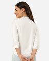 Shop Women White Smart Solid Formal Shirt-Design