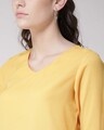 Shop Women's Yellow Solid Top
