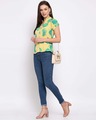 Shop Women's Yellow & Green Tropical Printed Casual Shirt