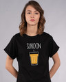 Shop Sukoon Boyfriend T-Shirt-Front