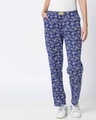 Shop Summer Vibes Blue Knitted Pyjamas-Front