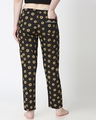 Shop Women's Black Sunflower Printed Pyjamas-Full