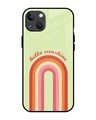 Shop Sunny Side Premium Glass Cover for Apple iPhone 13 mini-Front