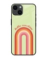Shop Sunny Side Premium Glass Cover for Apple iPhone 14-Front