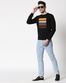 Shop Sunset Block Fleece Sweatshirt Black-Full