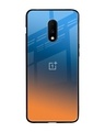 Shop Sunset Of Ocean Premium Glass Case for OnePlus 7 (Shock Proof, Scratch Resistant)-Front