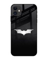 Shop Super Hero Logo Premium Glass Case for Apple iPhone 12 Mini (Shock Proof, Scratch Resistant)-Front