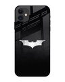 Shop Super Hero Logo Premium Glass Case for Apple iPhone 12 (Shock Proof, Scratch Resistant)-Front