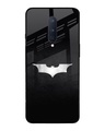 Shop Super Hero Logo Premium Glass Case for OnePlus 8 (Shock Proof, Scratch Resistant)-Front