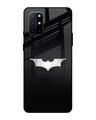 Shop Super Hero Logo Premium Glass Case for OnePlus 8T (Shock Proof, Scratch Resistant)-Front