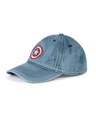 Shop Unisex Blue Super Soldier Baseball Cap-Full