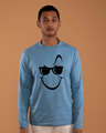 Shop Super Swag Smile Full Sleeve T-Shirt-Front