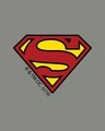 Shop Superman Badge Half Sleeve T-Shirt (SL)