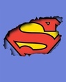 Shop Superman Break The Wall Half Sleeve T-Shirt (SML)
