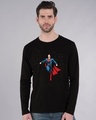 Shop Superman By The Stars Full Sleeve T-Shirt (SML)-Front
