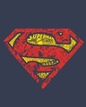 Shop Superman Doodle Boyfriend T-Shirt (SL)-Full