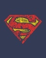 Shop Superman Doodle Fleece Light Sweatshirt (SL)-Full