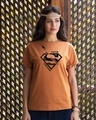 Shop Superman Faster Stronger Boyfriend T-Shirt (SML)-Front
