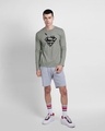 Shop Superman Faster Stronger Full Sleeve T-Shirt (SML)-Design