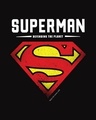 Shop Superman Grunge Logo Fleece Sweatshirt-Full