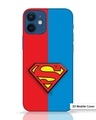 Shop Superman Half iPhone 12 Mini 3D Mobile Cover-Front