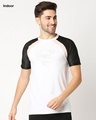 Shop Superman Line Art(SL) - Sun Active Mesh Round Neck Varsity T-Shirt-Design