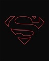 Shop Superman Line Fleece Hoodie (SML)-Full