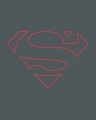 Shop Superman Line Full Sleeve T-Shirt (SML)-Full